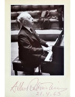 autographe d'Arthur Rubinstein