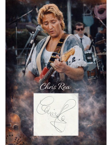 AUTOGRAPHE DE CHRIS REA