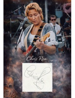 AUTOGRAPHE DE CHRIS REA