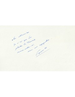 Autographe de Pierre Granier-Deferre
