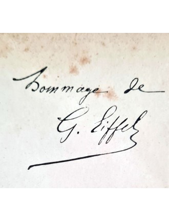 autographe de Gustave Eiffel
