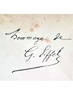 autographe de Gustave Eiffel