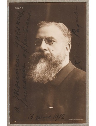 Autographe de Raoul Pugno